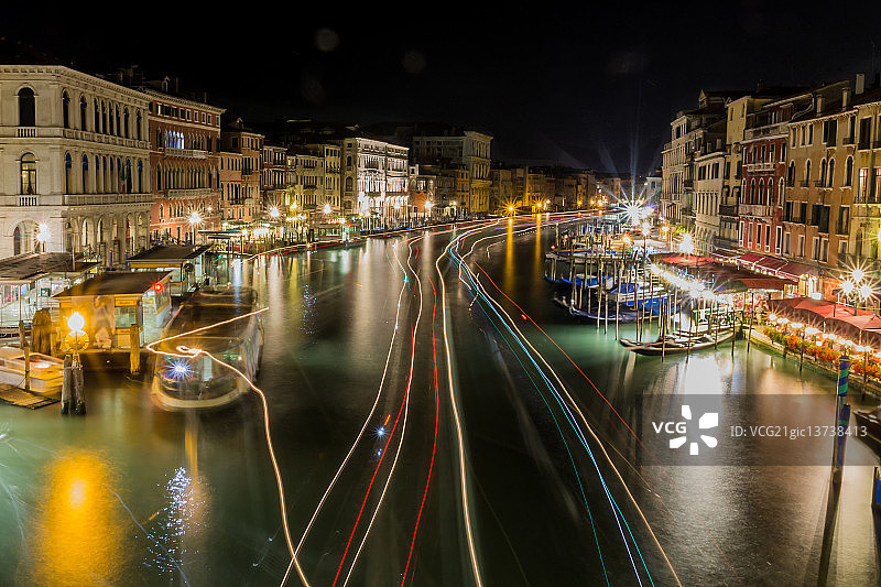 从里亚托桥远眺图片素材