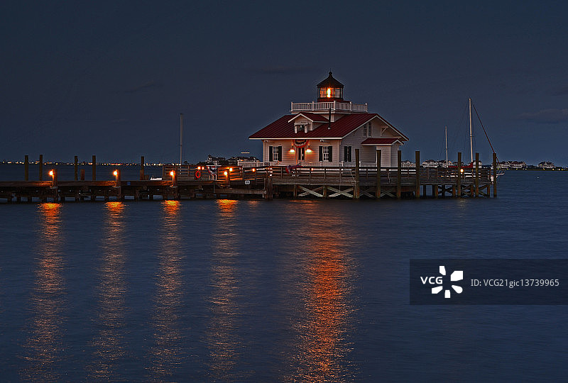 罗阿诺克岛灯塔图片素材