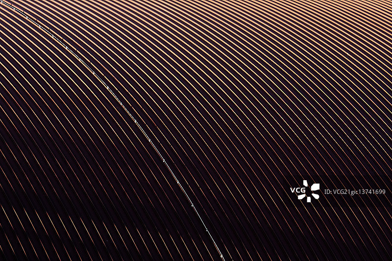 屋顶上的线条图片素材