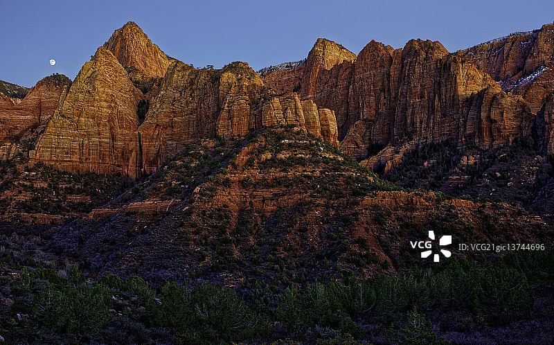 科罗布峡谷风光图片素材