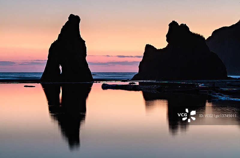 红宝石海滩日落图片素材