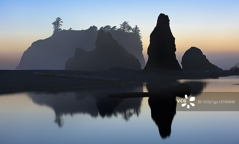 红宝石海滩日落图片素材