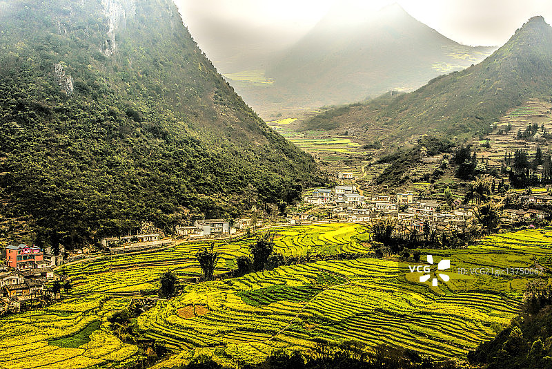 罗平九龙瀑布图片素材