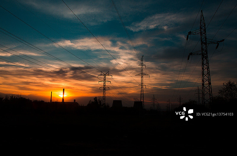 输电塔图片素材