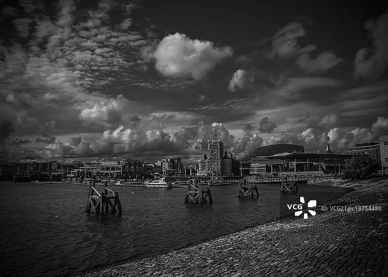 卡迪夫湾图片素材