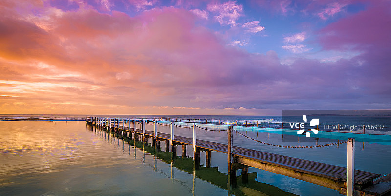 悉尼纳拉宾岩石池图片素材