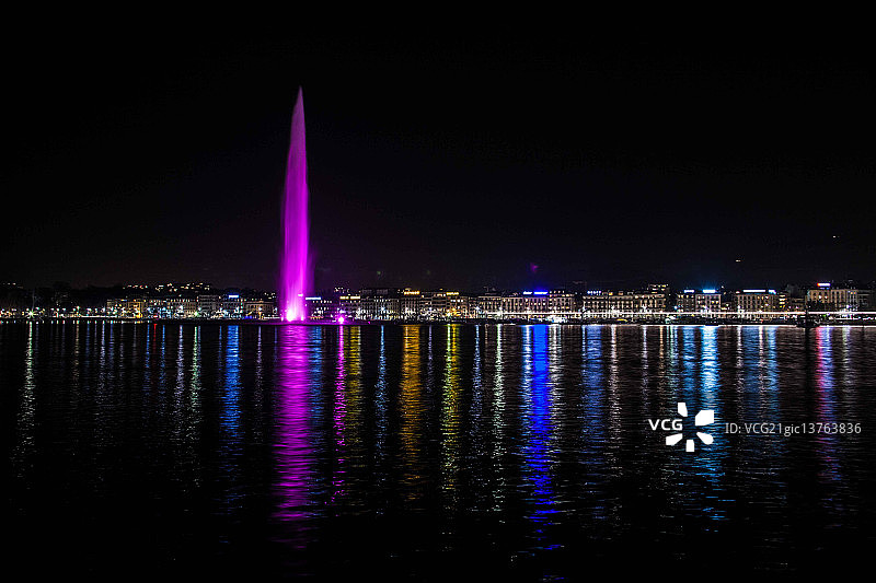 日内瓦喷泉图片素材