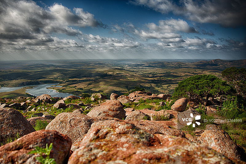 从斯科特山向南眺望图片素材