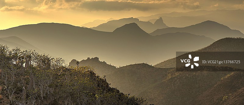 索科特拉岛的暮光图片素材