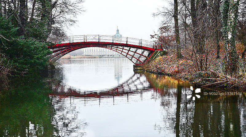 冬日夏洛滕堡图片素材