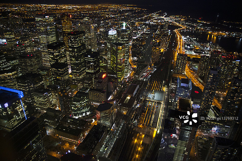 多伦多夜景图片素材