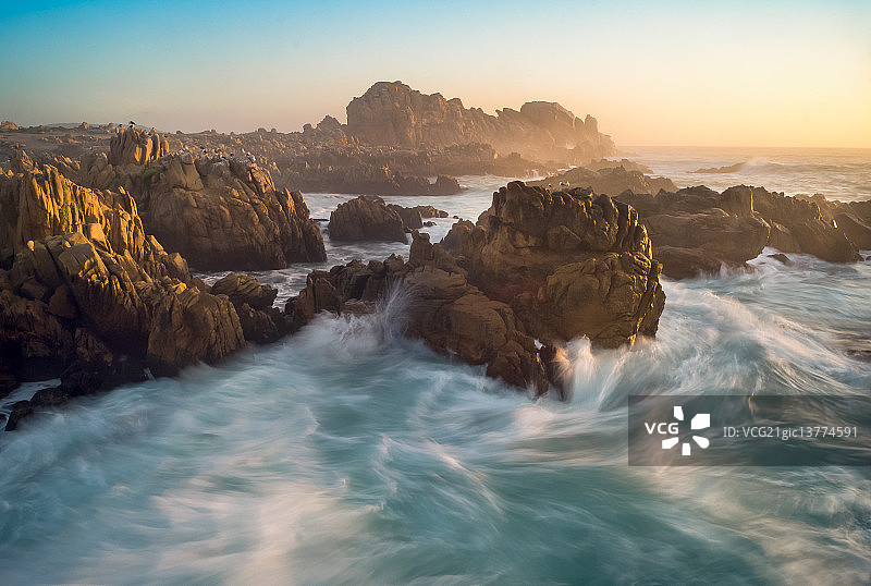 潮汐波浪图片素材