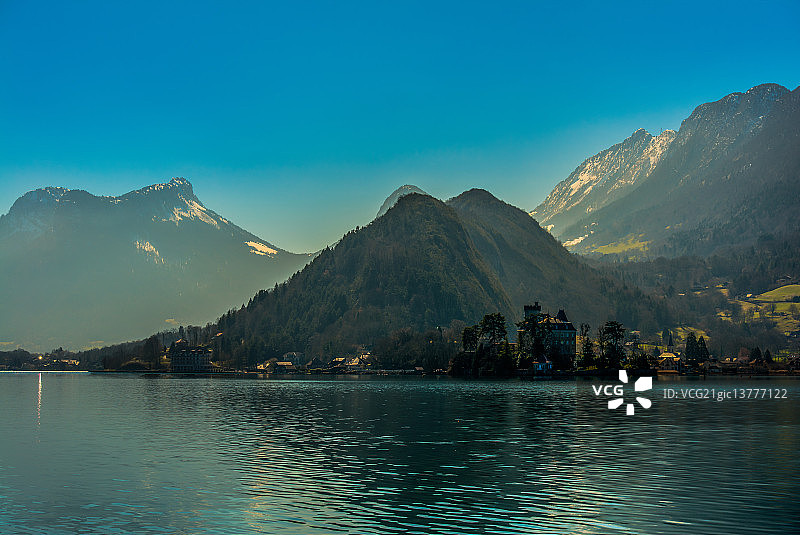 安纳西湖图片素材