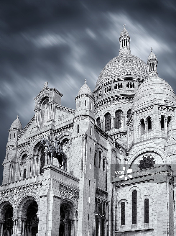 巴黎圣心大教堂图片素材