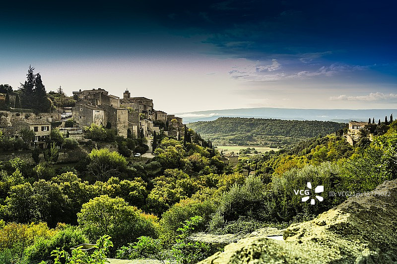 沃克吕兹省戈尔代图片素材