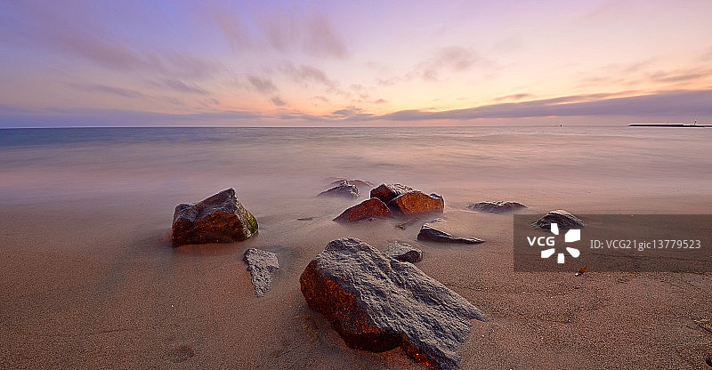 雷东多海滩，加利福尼亚州图片素材