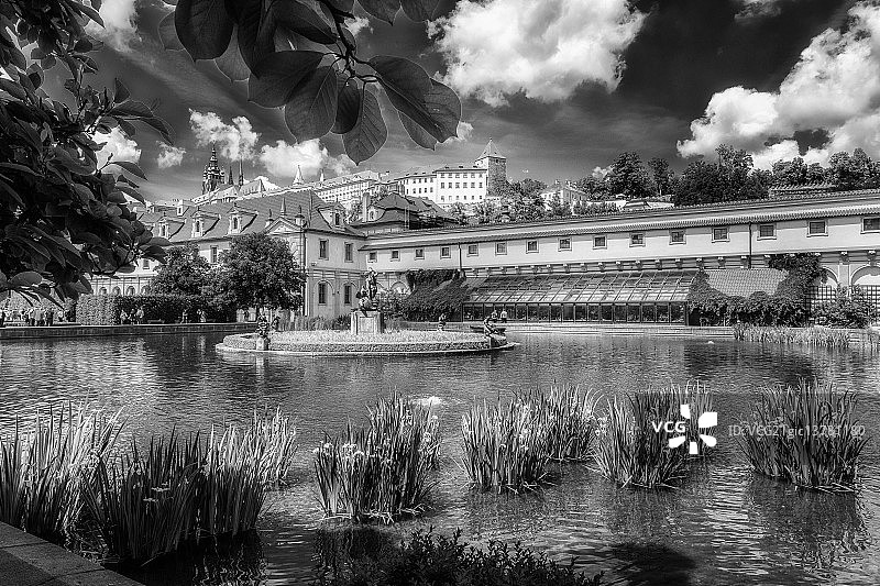 瓦伦斯坦花园，布拉格，捷克图片素材