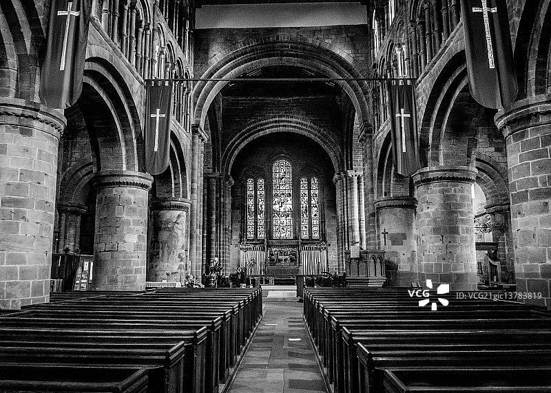 切斯特最古老的大教堂图片素材