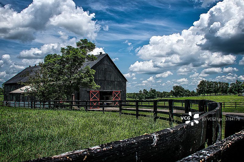 肯塔基州的谷仓图片素材