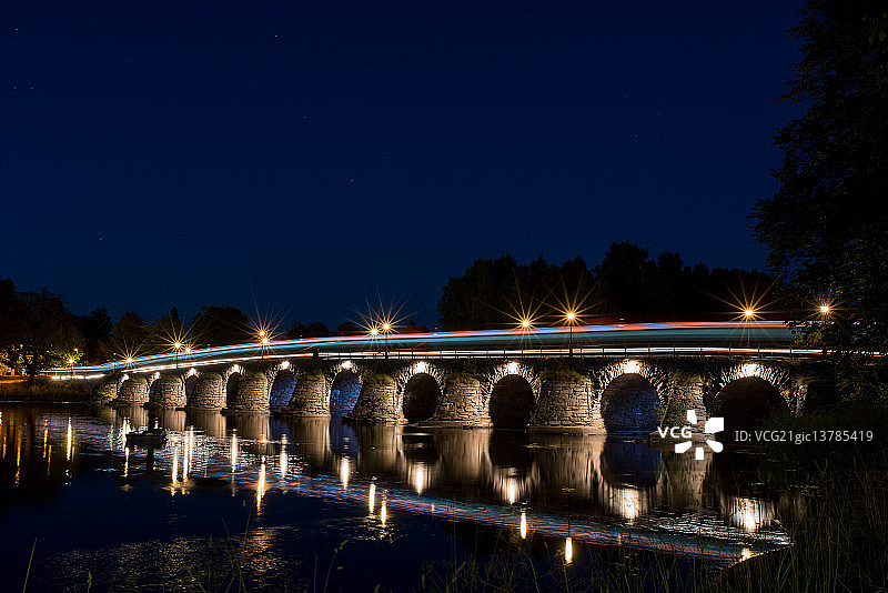 瑞典卡尔斯塔德东部桥梁图片素材