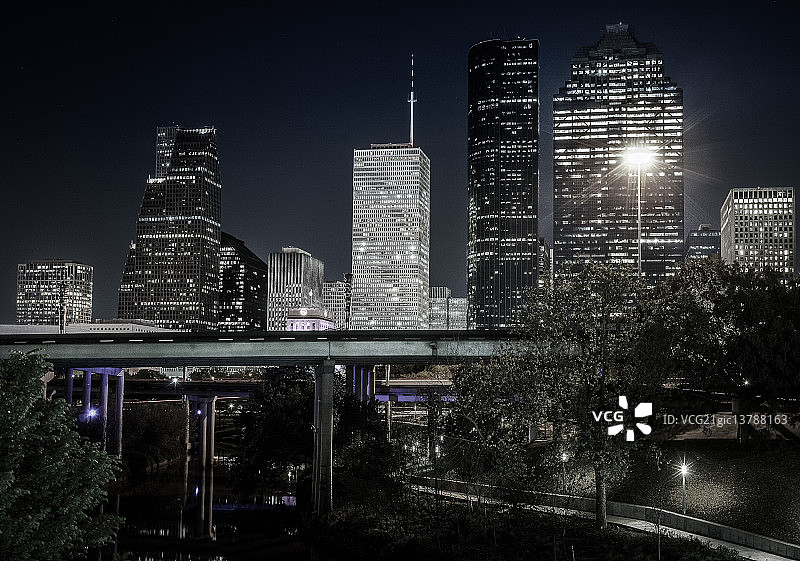 休斯顿之夜图片素材