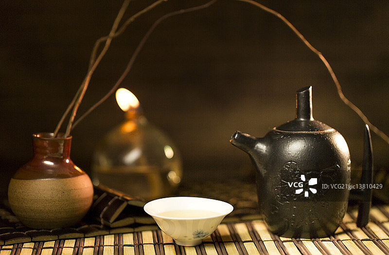 茶具特写图片素材