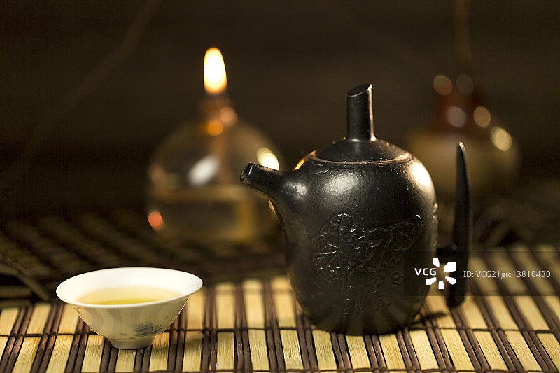 茶具特写图片素材
