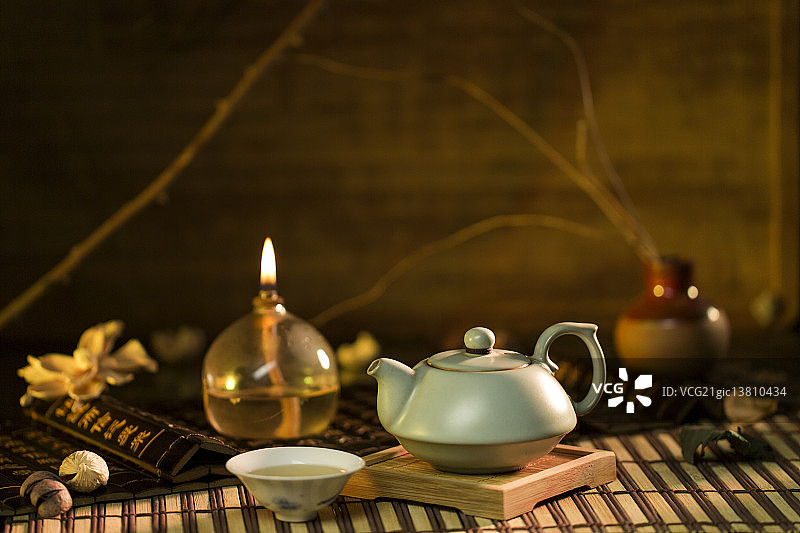 茶具特写图片素材