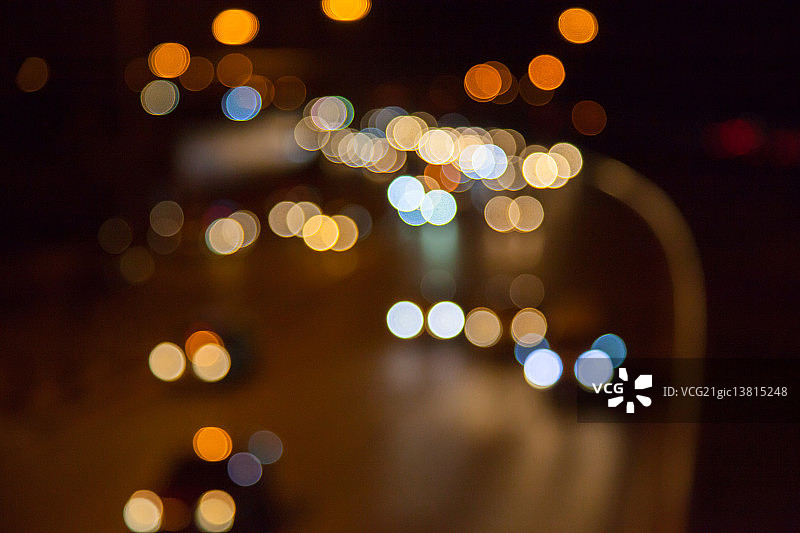 五彩斑斓的光斑图片素材