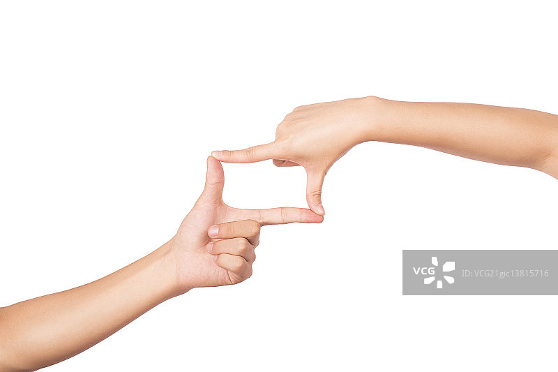 方形的手指图片素材