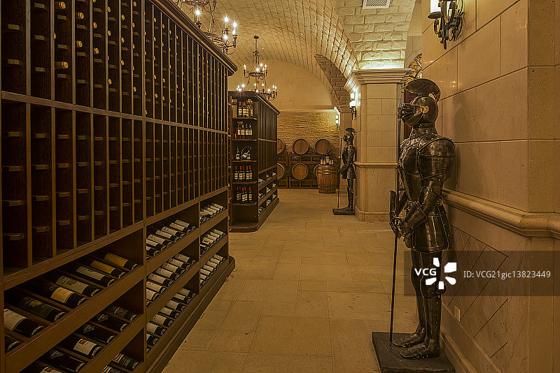 葡萄酒酒窖图片素材