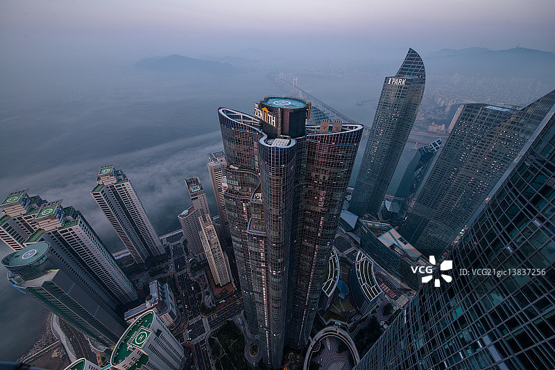 韩国釜山海云台图片素材