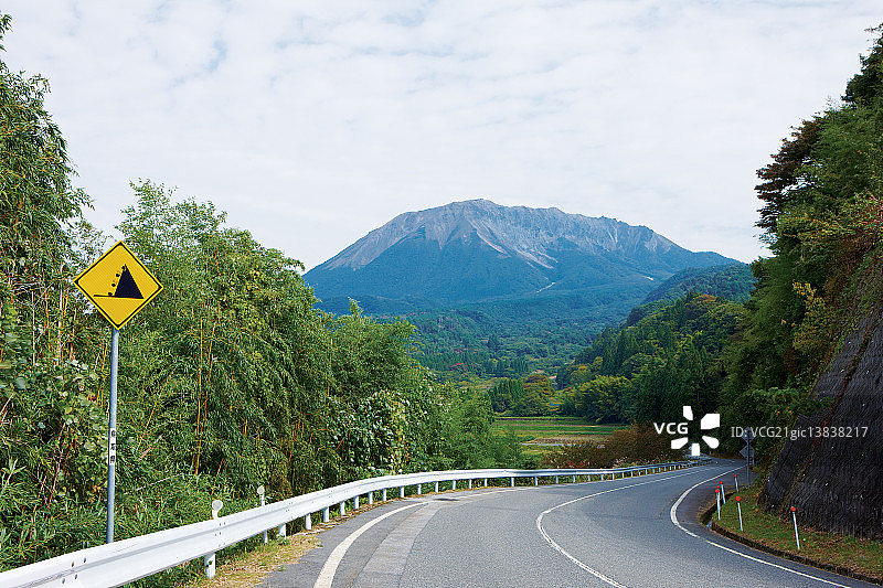 日本鸟取县山丘图片素材