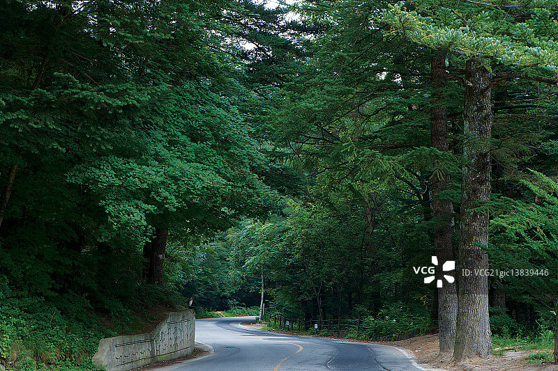 五台山国立公园，平昌，江原道图片素材