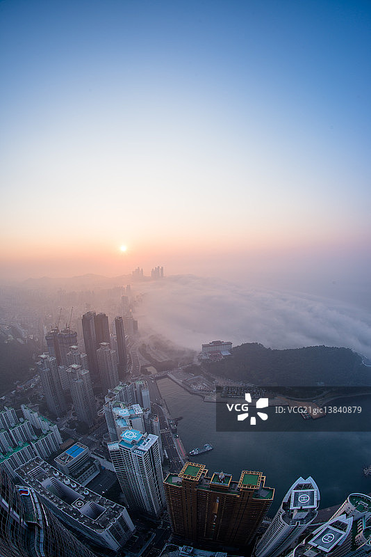 韩国釜山海云台图片素材