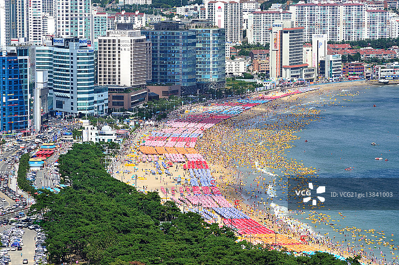 韩国釜山海云台图片素材