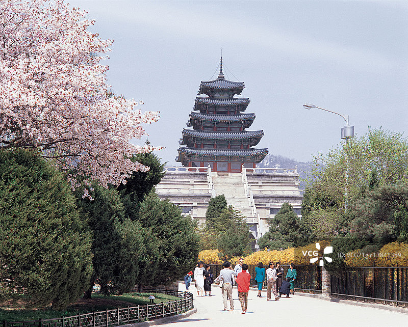 韩国韩屋图片素材