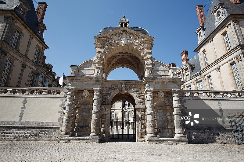 法国枫丹白露城堡图片素材