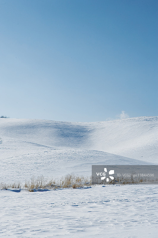 江原道平昌冬季景色图片素材