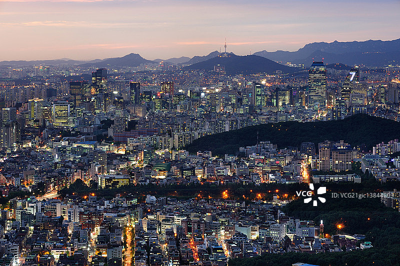 首尔九龙山图片素材