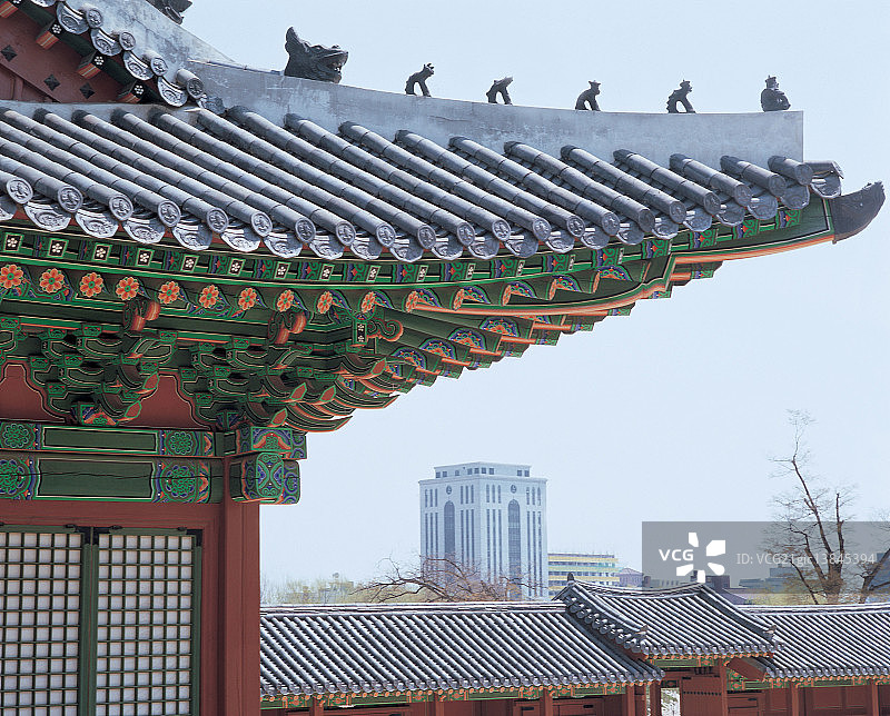 韩国韩屋图片素材