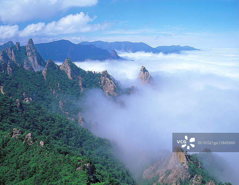 雪岳山，麟蹄郡，江原道图片素材
