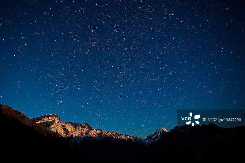 新西兰南岛库克山国家公园图片素材