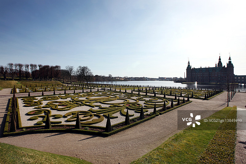 丹麦哥本哈根的弗雷德里克斯堡宫图片素材