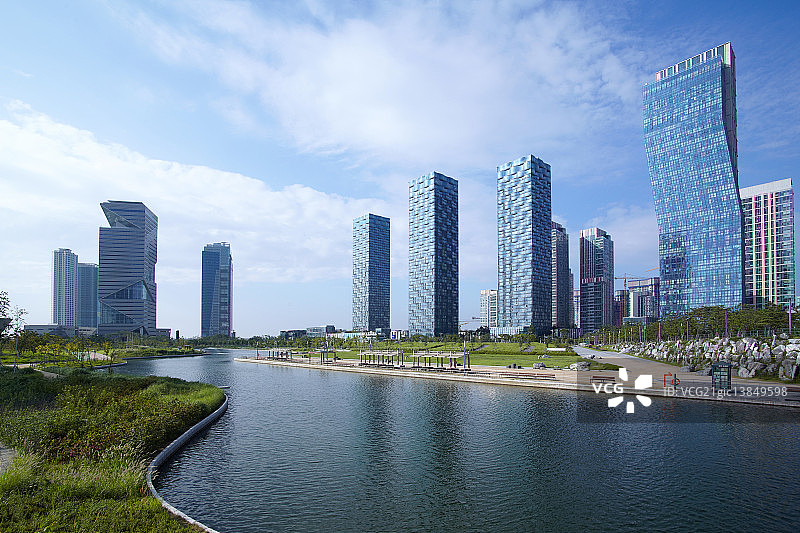 仁川松岛中央公园图片素材