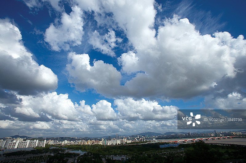 首尔麻浦天空公园图片素材