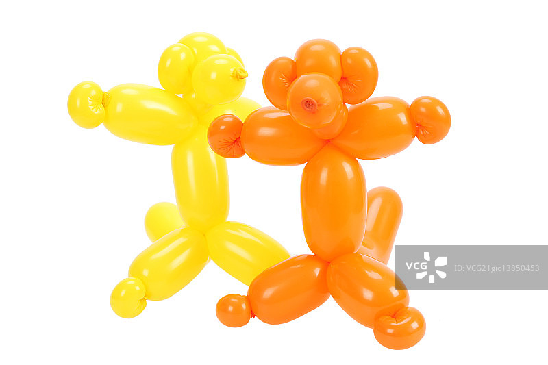 猴子造型气球和气球动物图片素材