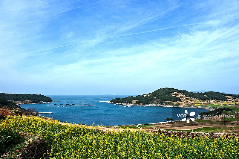 全罗北道青山道度假风光图片素材