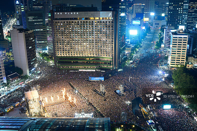 Psy首尔广场演唱会图片素材