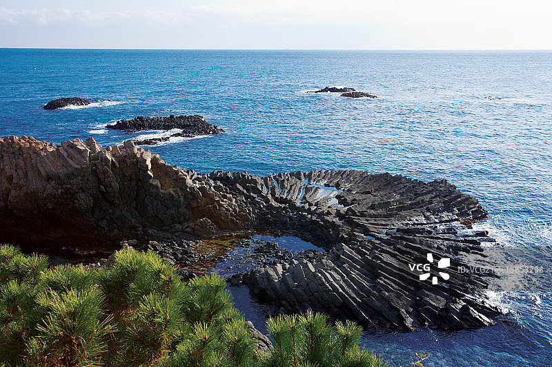 庆州柱状节理图片素材